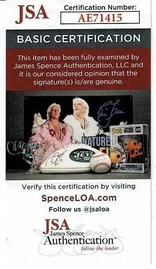 JSA authentication certificate for 1994 Jeff Bagwell MVP Houston Astros Auto Poster