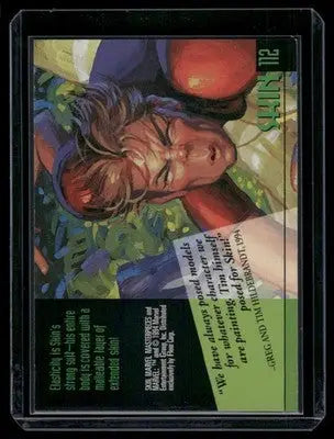 Collectible trading card featuring Marvel Masterpieces Skin 112 from Marvel Masterpieces series