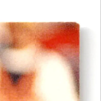 Close-up of vibrant textured canvas corner featuring Pacific Football Steve Young San Francisco 49ers