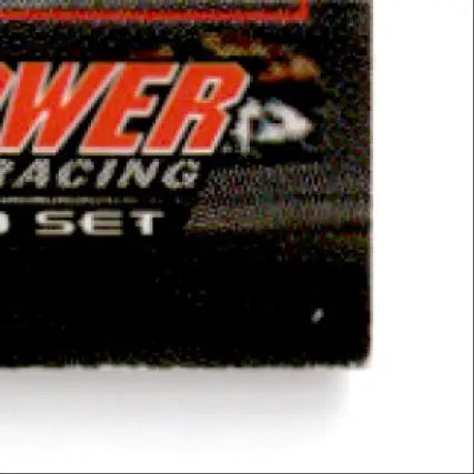 Black product packaging with red and silver lettering for 1994 Pro Set Power Racing George Bradshaw #79