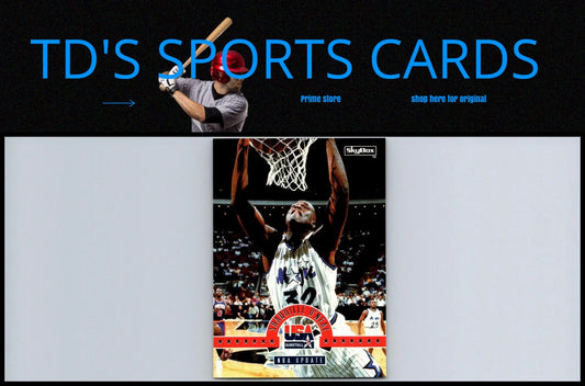 Shaquille O’Neal trading card from 1994 SkyBox USA #70 showcasing his iconic career