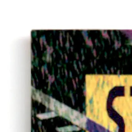 Colorful corner of Topps Football Stadium Club Steve Young 1994 album cover