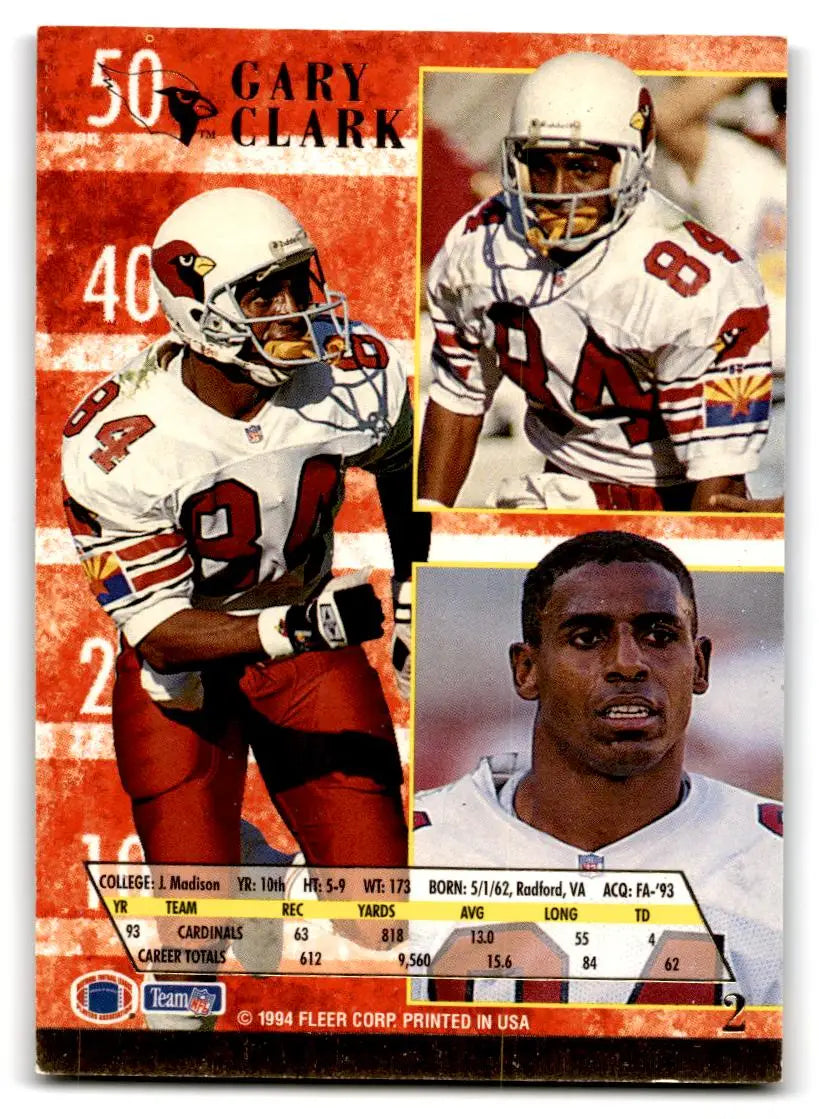 1994 Ultra #2 Gary Clark - Trading Card