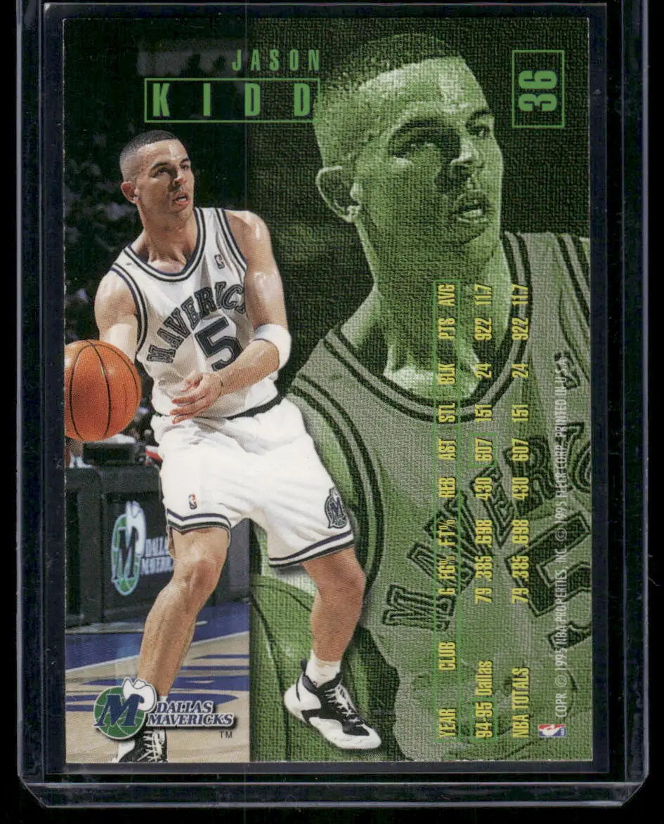 1995-96 Fleer Jason Kidd #36 Basketball - Basketball Card