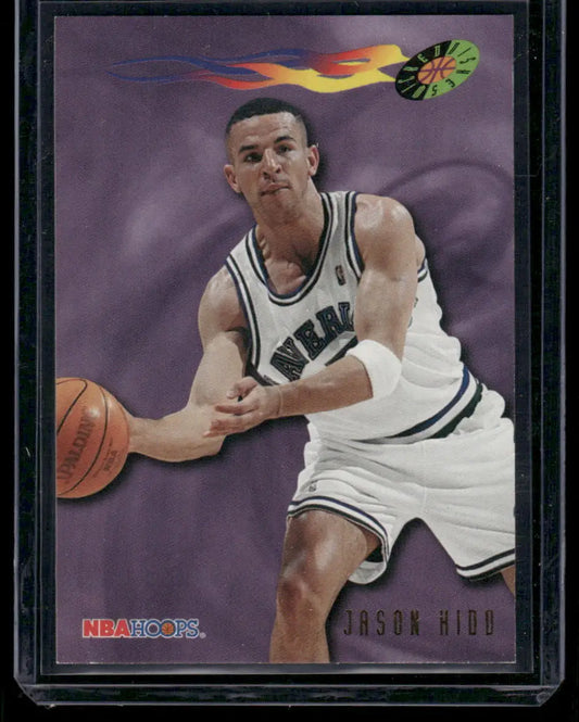 1995-96 SkyBox NBA Hoops Wicked Dishes Jason Kidd #390 Basketball