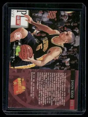 1995 Classic All Rookies Jason Kidd #101 All Rookies Basketball - Trading Card