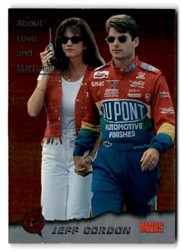 1995 Classic Images Race Reflections Jeff Gordon trading card in original gloss condition