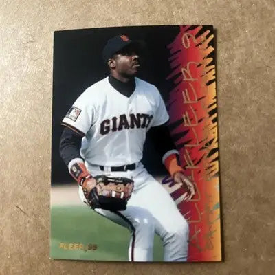 Baseball card from 1995 Fleer Complete Insert Set featuring Griffey, Thomas, Gwynn, Piazza