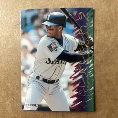 Baseball card featuring Ken Griffey Jr. from Fleer Complete 1995 All Fleer Insert Set