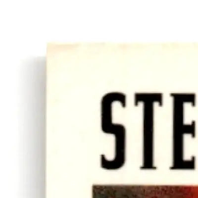 Partially visible book cover with STE letters from 1995 Score Football Steve Young San Francisco 49ers