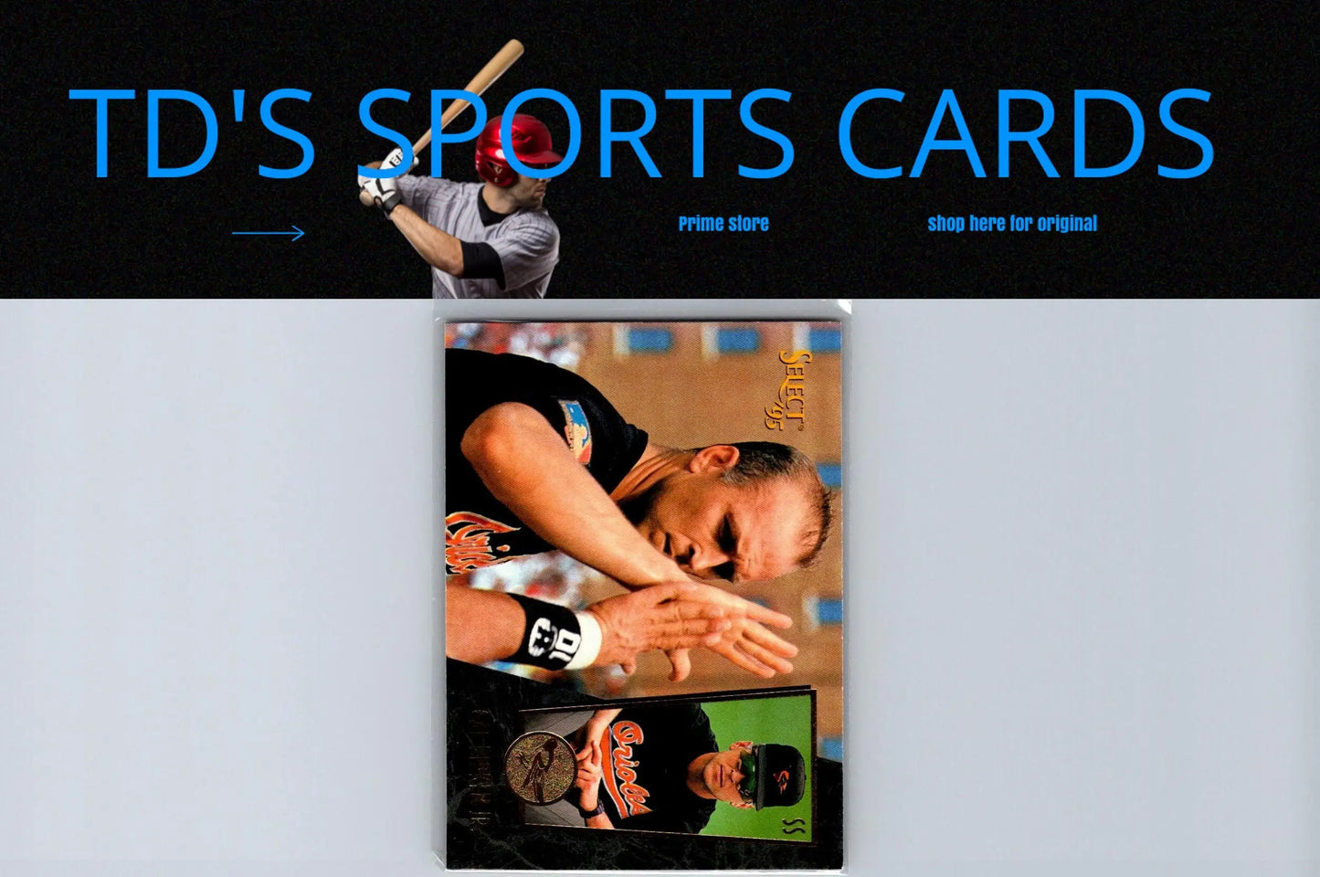 Cal Ripken Jr. baseball card from 1995 Select, a must-have for trading cards collectors