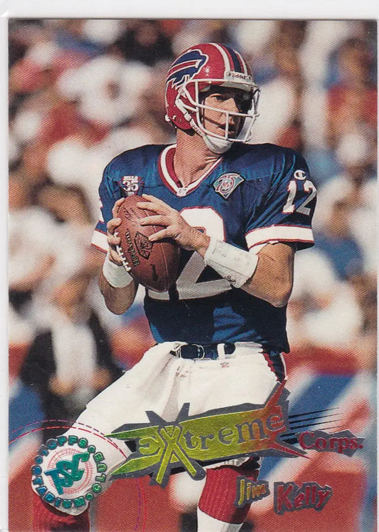 1995 Topps Stadium Club Extreme #x183 Jim Kelly Buffalo Bills - Sports Trading Card