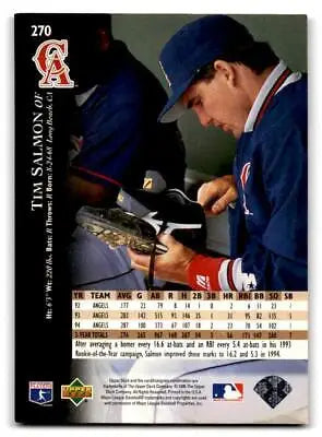 1995 Upper Deck #270 Tim Salmon baseball card, a collectible trading card treasure