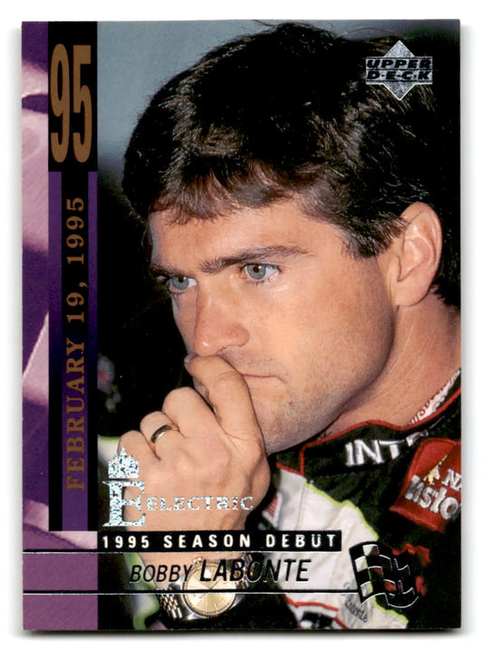 1995 Upper Deck Racing Bobby Labonte Silver Signature / Electric #242