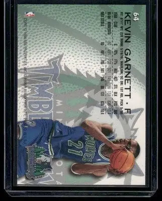 1996-97 Fleer Kevin Garnett #64 Basketball - Basketball Card