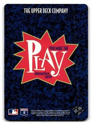 You Make The Play interactive cards featuring 1996 Collector’s Choice 35a Tim Salmon