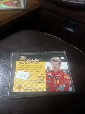 1996 Pinnacle Speedflix #77 Bill Elliott trading card from Elliott-Hardy Motorsports