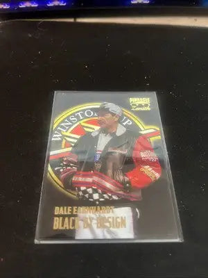 Dale Earnhardt trading card from Pinnacle Zenith #67 Black by Design collectible