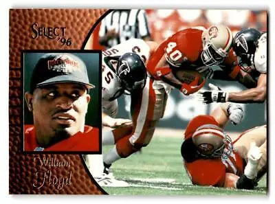 1996 Select #75 William Floyd trading card featuring the former NFL player
