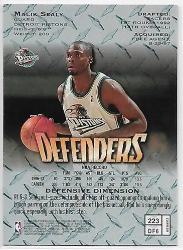 1997-98 Topps Finest #223 Malik Sealy NM-MT Bronze - Trading Cards