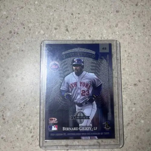 Bernard Gilkey baseball card from 1997 Donruss Limited Counterparts set