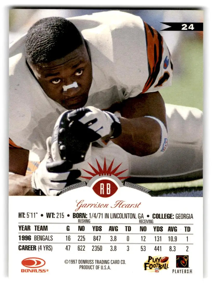 1997 Leaf #24 Garrison Hearst - Collectible Trading Card