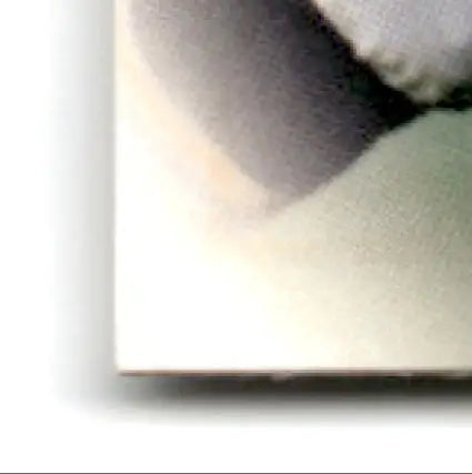 Close-up of a canvas print featuring dark abstract design for Leaf Bobby Engram Chicago Bears