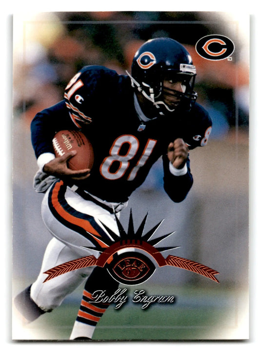 Vintage Leaf Football Bobby Engram Chicago Bears football card from 1997 Leaf Football series