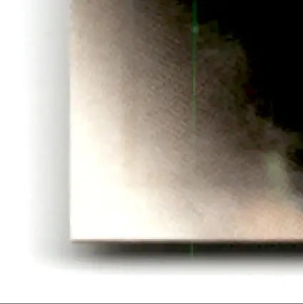 Light-colored textured art print featuring a green line with Leaf Football Darnay Scott #127