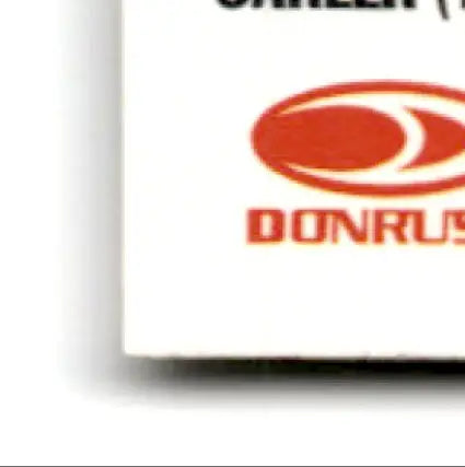 Partial view of a white Leaf Football Eric Moulds card with red oval logo