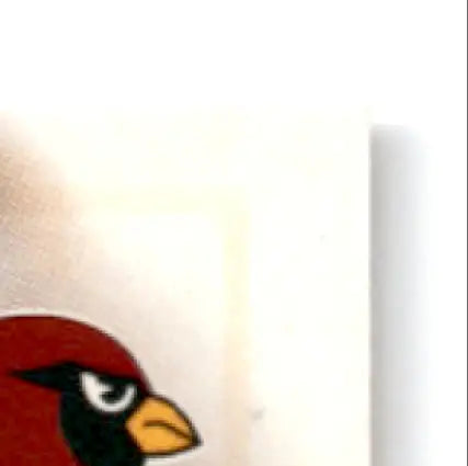 Red cardinal bird logo on Leaf Football Leshon Johnson Arizona Cardinals product