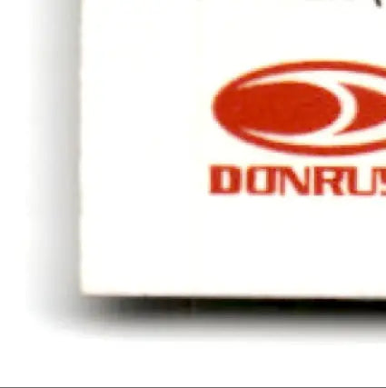 White Leaf Football LeShon Johnson card with red elliptical logo and partial DONRUS text