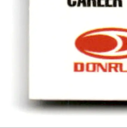 Close-up of Leaf Football Simeon Rice card with red oval logo and text from 1997 Leaf Football