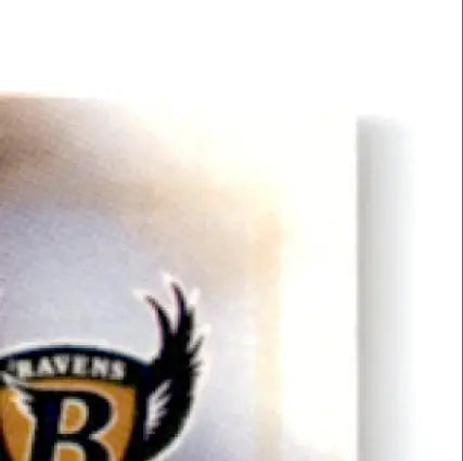 Baltimore Ravens logo on 1997 Leaf Football Vinny Testaverde #40 football