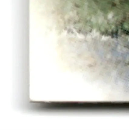 White card with textured painterly image featuring Leaf Larry Centers for 1997 Leaf Larry product