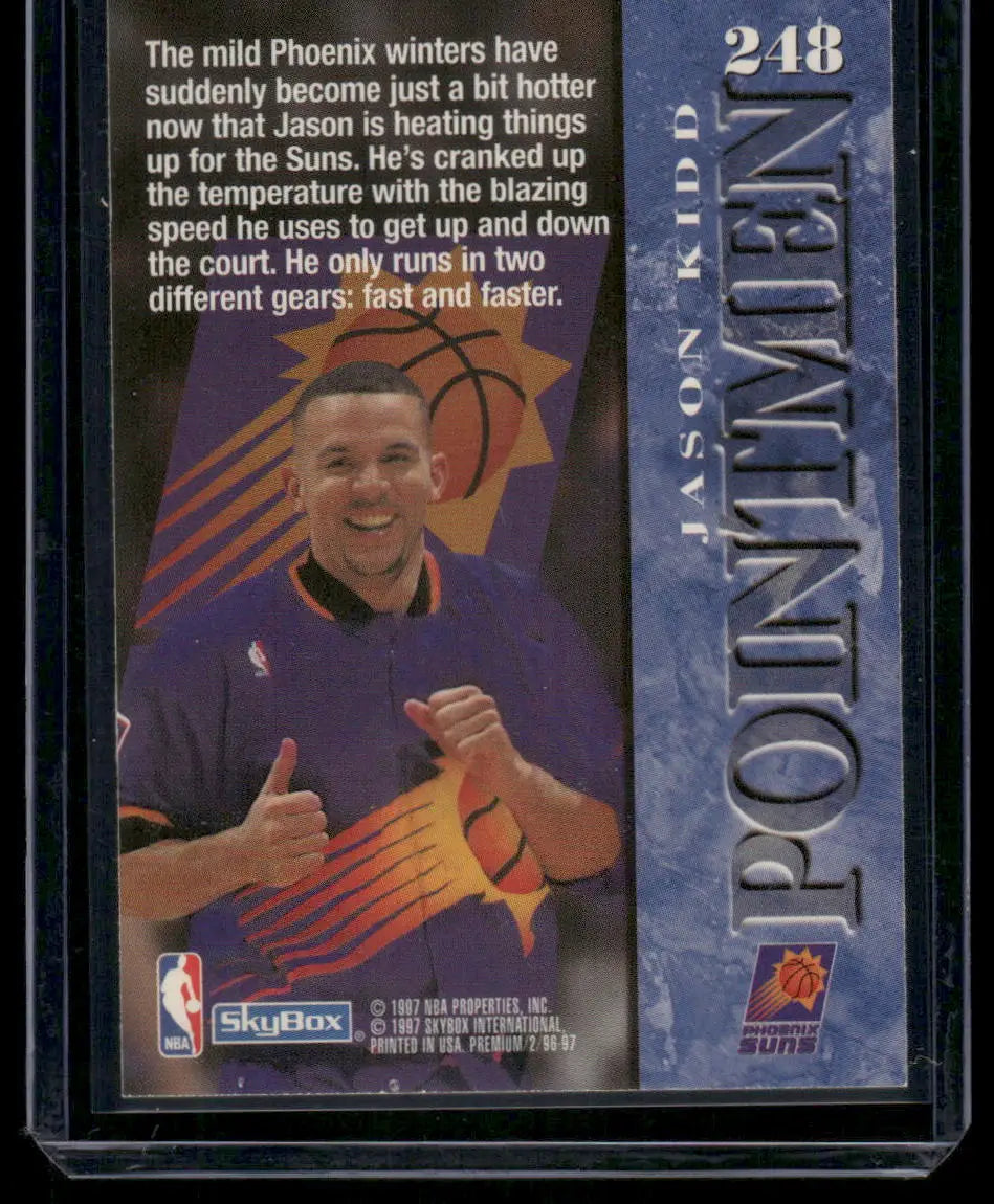 1997 SkyBox Premium Jason Kidd #248 Point Men Basketball