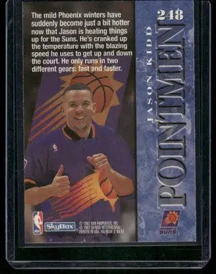 1997 SkyBox Premium Point Men Jason Kidd #248 Basketball - Basketball Card