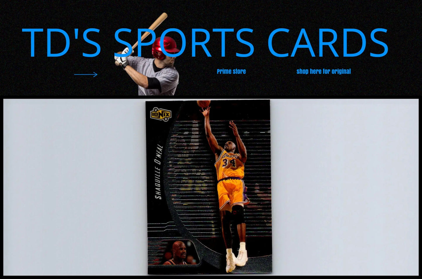 1998-99 Upper Deck Ionix #32 Shaquille O’Neal basketball card collectible item