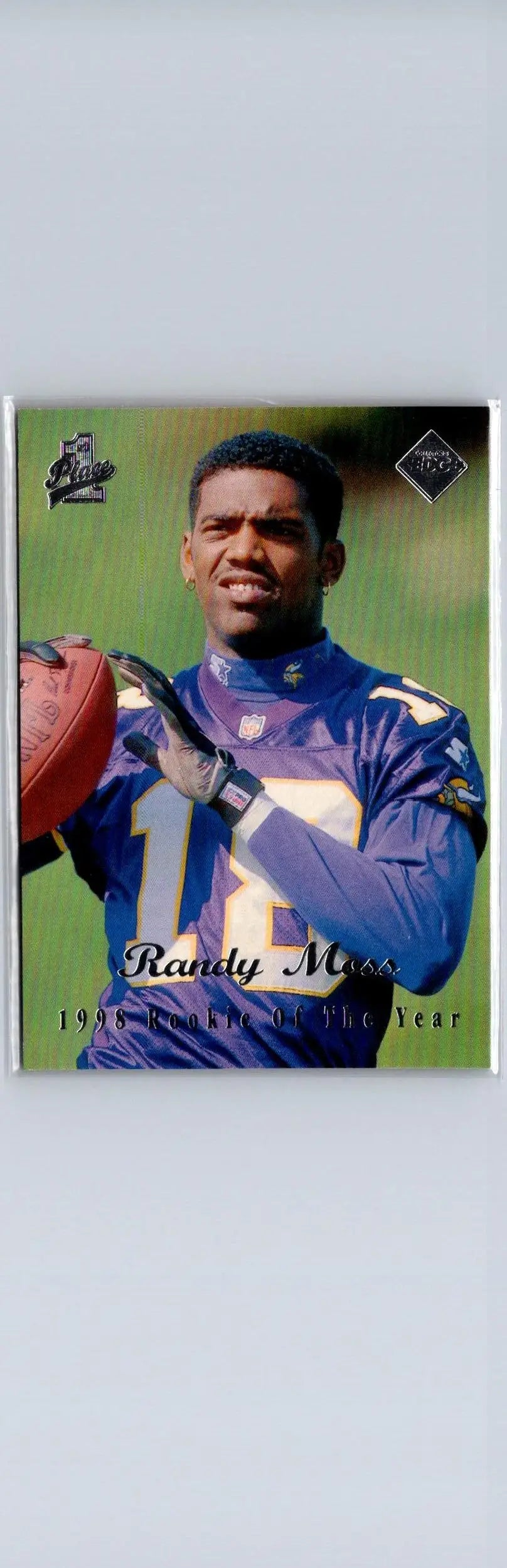 Randy Moss rookie card 1998 Collector’s Edge First Place Moss Record Setters