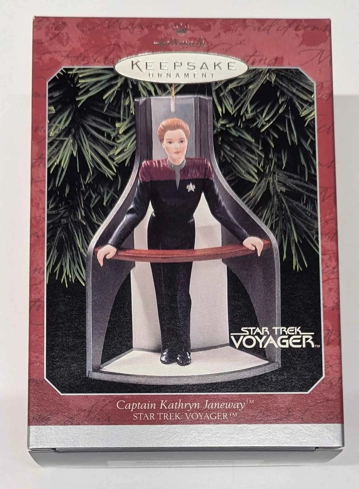 Hallmark Keepsake Ornament featuring Starfleet Captain Kathryn Janeway from Star Trek Voyager
