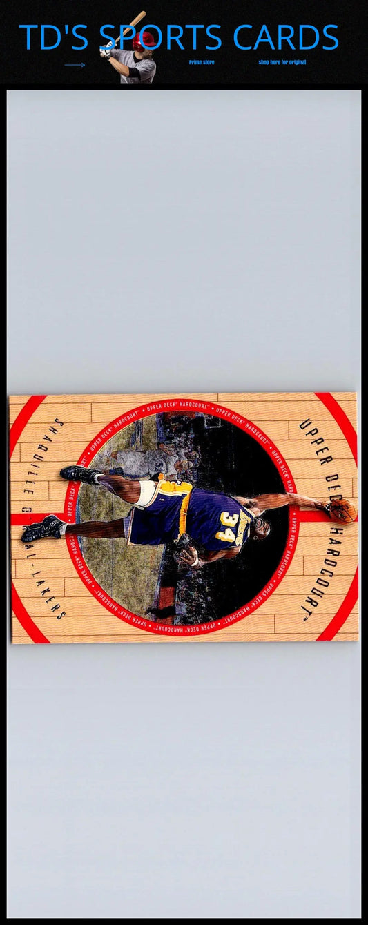 Shaquille O’Neal basketball card from 1998 Upper Deck Hardcourt Home Court Advantage