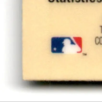 Rectangular paper with Major League Baseball logo for 1999 Bowman Baseball’s Best Eric Karros Los Angeles Dodgers