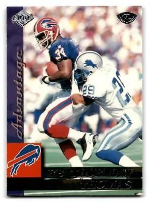 Thurman Thomas 1999 Collector’s Edge Advantage #24 football trading card display
