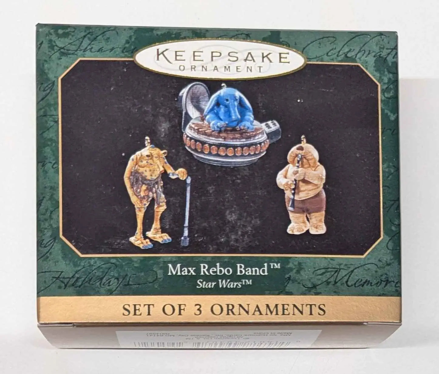 Hallmark Keepsake Ornament box featuring Max Rebo from Star Wars collectibles