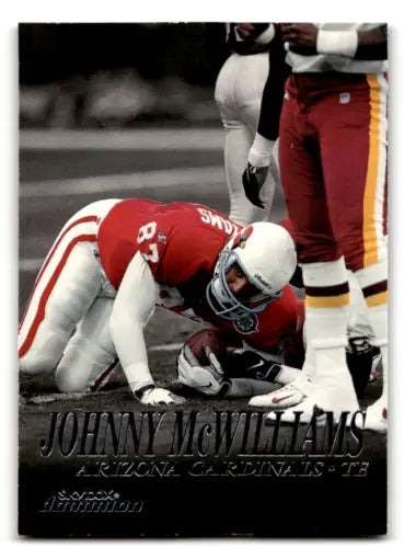 Johnny McWilliams football card from 1999 SkyBox Dominion with original gloss finish