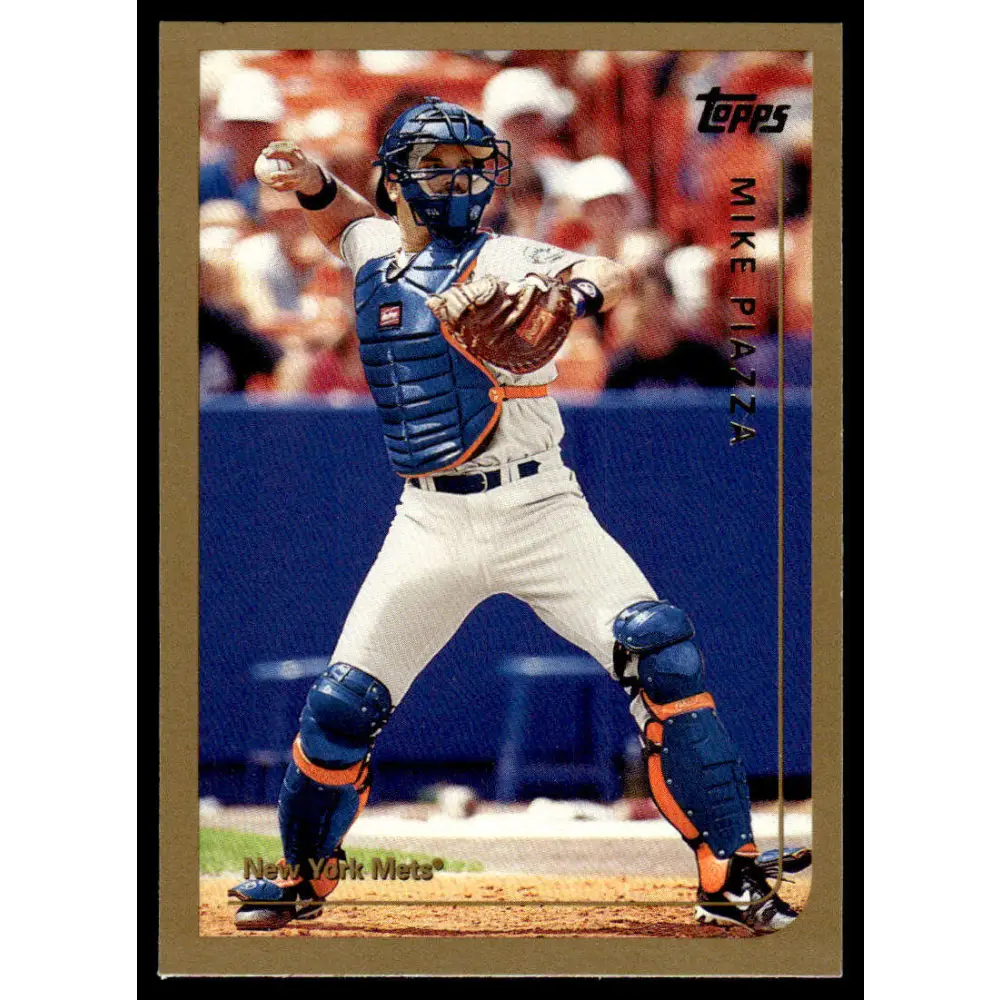 1999 Topps #340 Mike Piazza EX/NM New York Mets Baseball Card