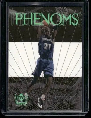 1999 Upper Deck Century Legends Phenoms Kevin Garnett #58 Basketball