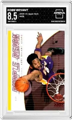 Upper Deck Kobe Bryant basketball card from 2000-01 Basketball Arena Club series
