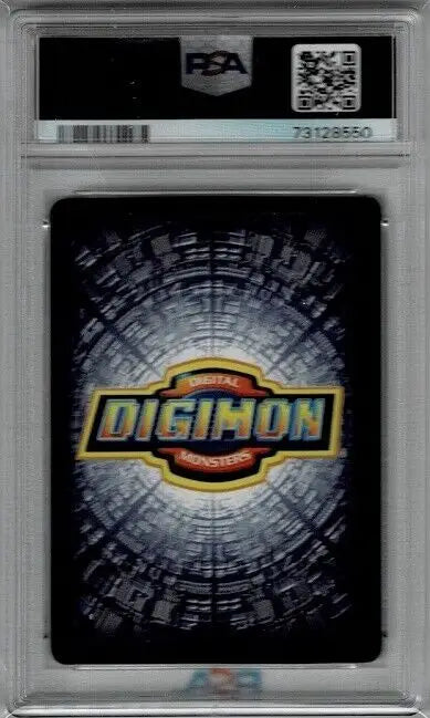 Graded Digimon card 2000 Seraphimon Foil PSA 8 for collectors and fans of the series