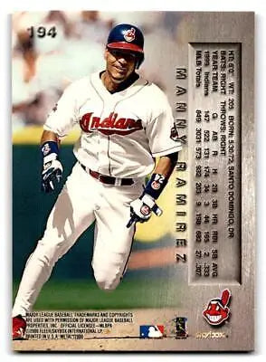 Manny Ramirez baseball card from 2000 Metal #194, a must-have for trading cards collectors